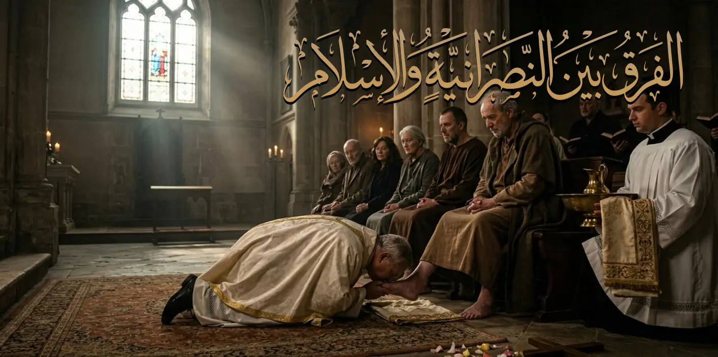 صور توضح الفرق بين الإسلام والنصرانية